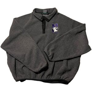 Vintage Northwestern University 1/4 Fleece Pullover